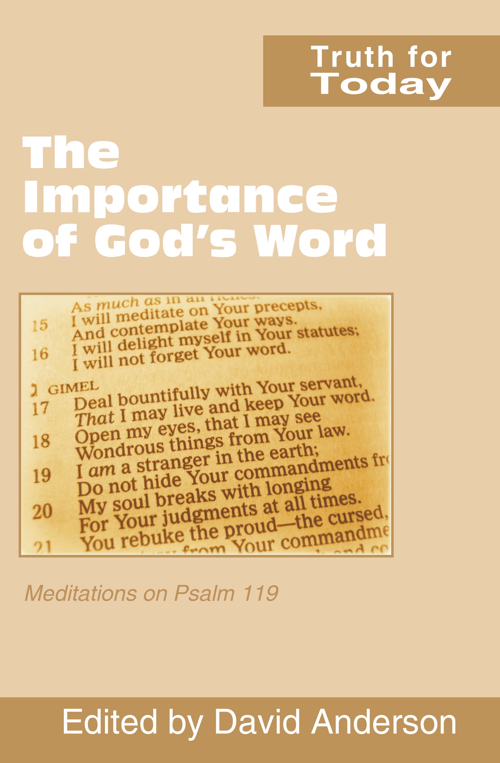 The Importance of God's Word – Meditations on Psalm 119