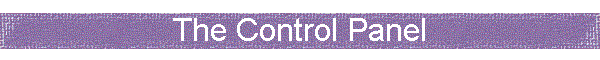 The Control Panel